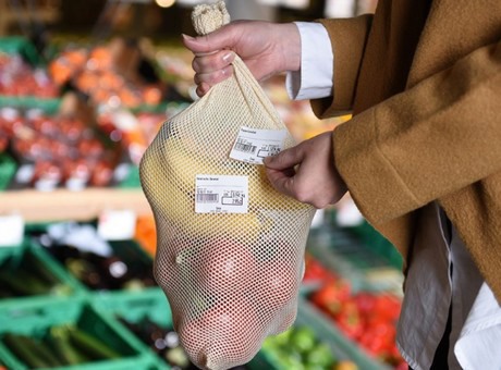 Sac r utilisable pour fruits et l gumes partir de ressources 100